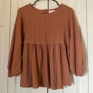 Oversized 3/4 Sleeve Shirt